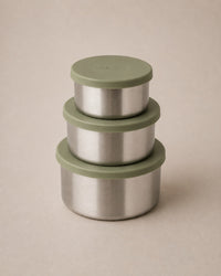 STEEL TRIO LARGE - 3 pack - Olive