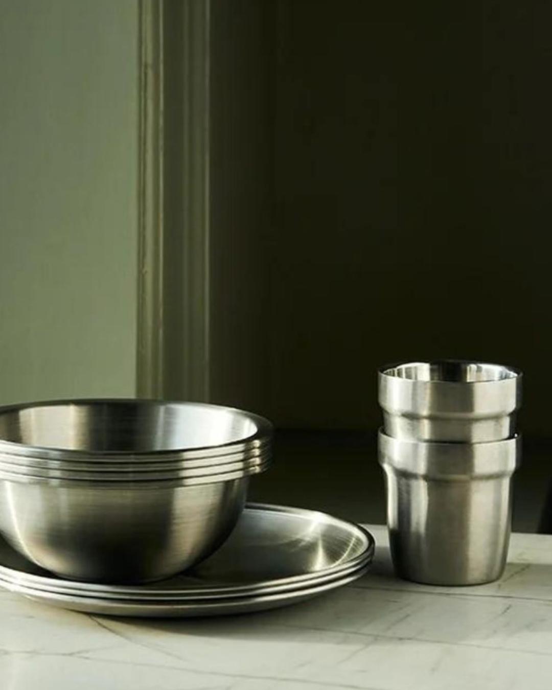 PICNIC TUMBLER 4 pcs - Steel
