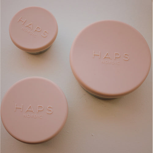 Haps Nordic Steel trio Food jar Blush
