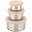 Haps Nordic Steel trio Food jar Blush