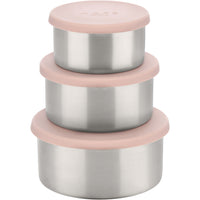 Haps Nordic Steel trio large Food jar Blush
