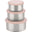 Haps Nordic Steel trio large Food jar Blush