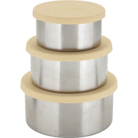Haps Nordic Steel trio large Food jar Sun light