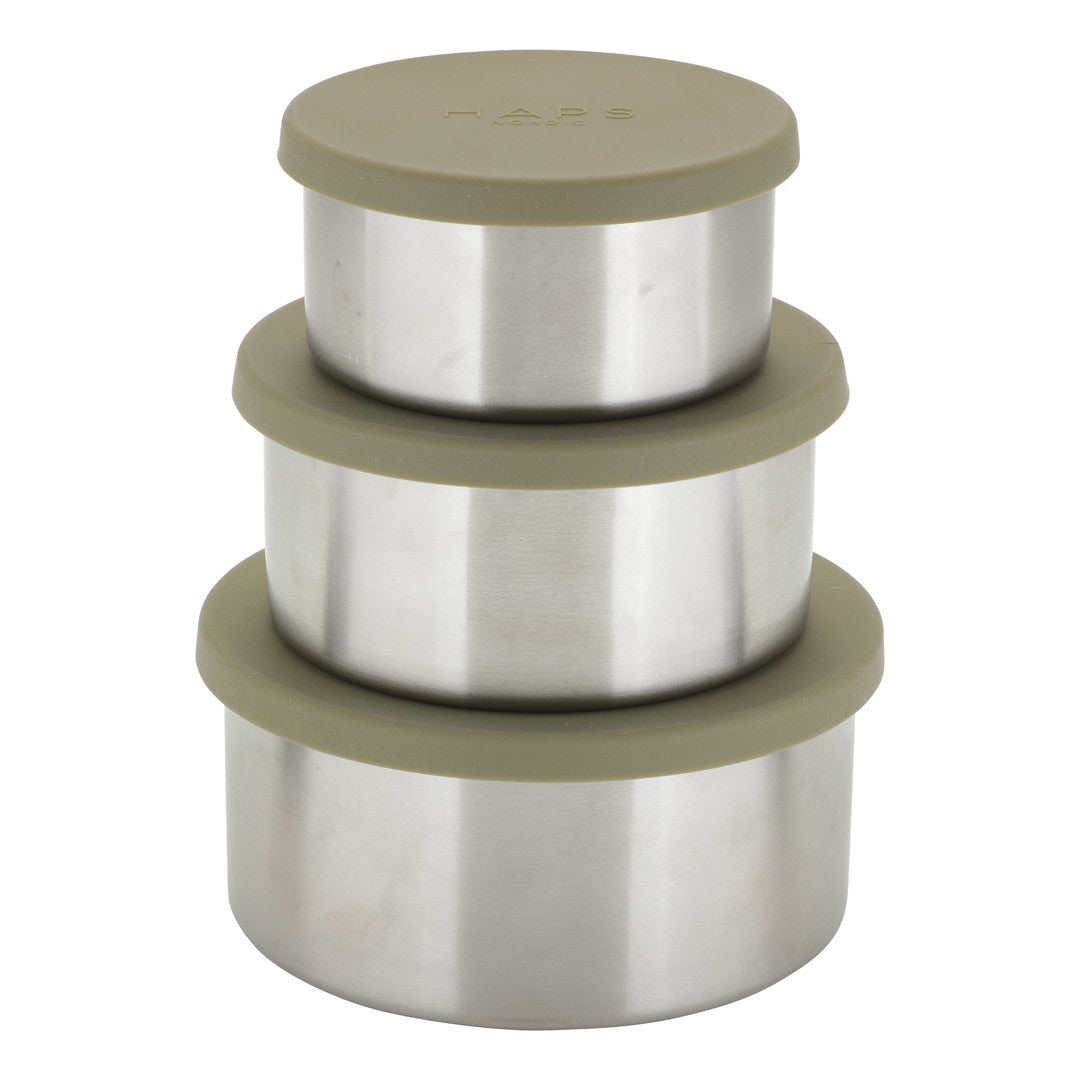 STEEL TRIO LARGE - 3 pack - Olive