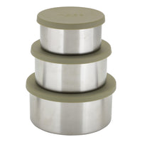 STEEL TRIO LARGE - 3 pack - Olive