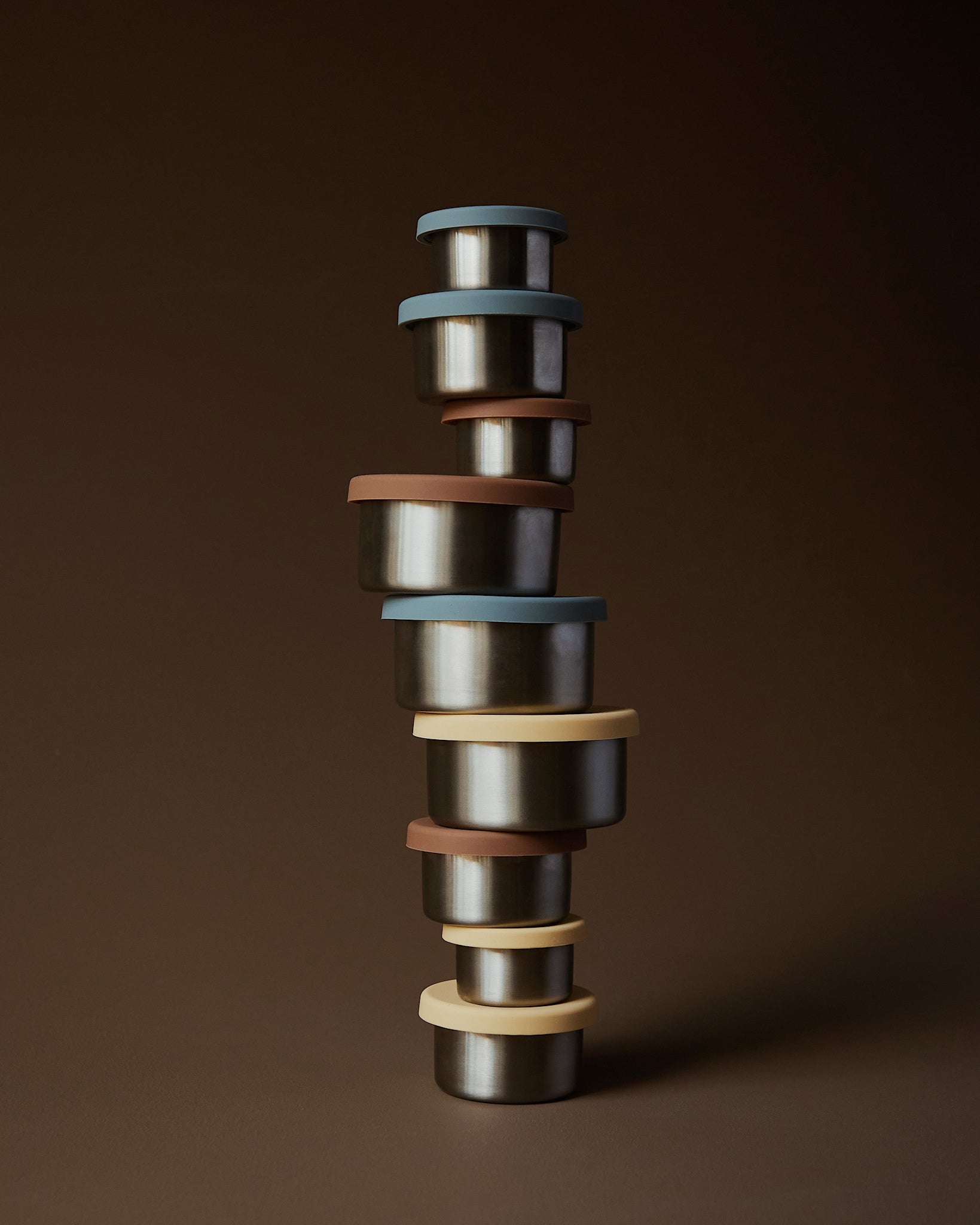 STEEL TRIO 3-pack - Oyster Grey