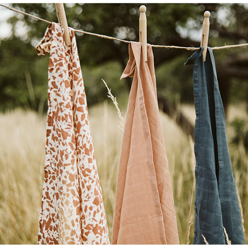 Haps Nordic Sui Muslin Cloths Cloths Warm Terrazzo