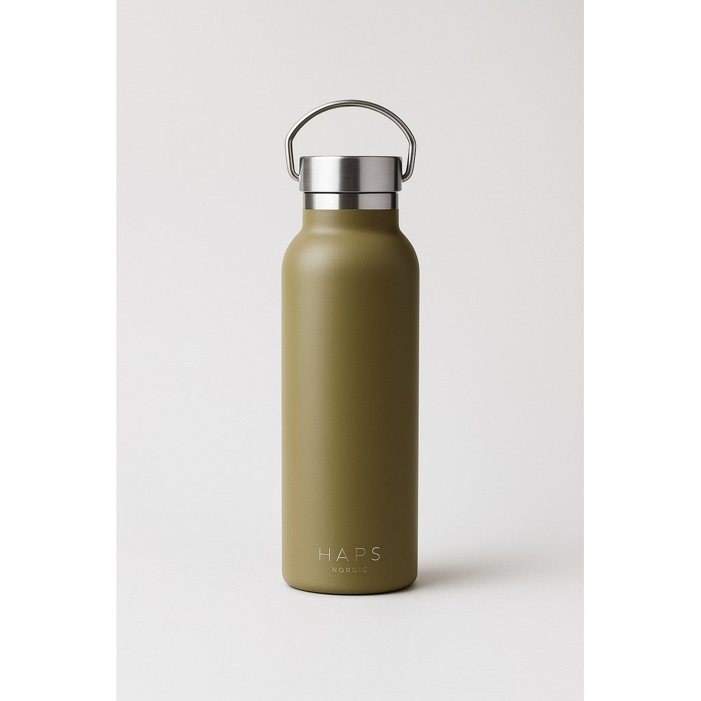 Haps Nordic Thermo bottle 500 ml. Water bottle Olive