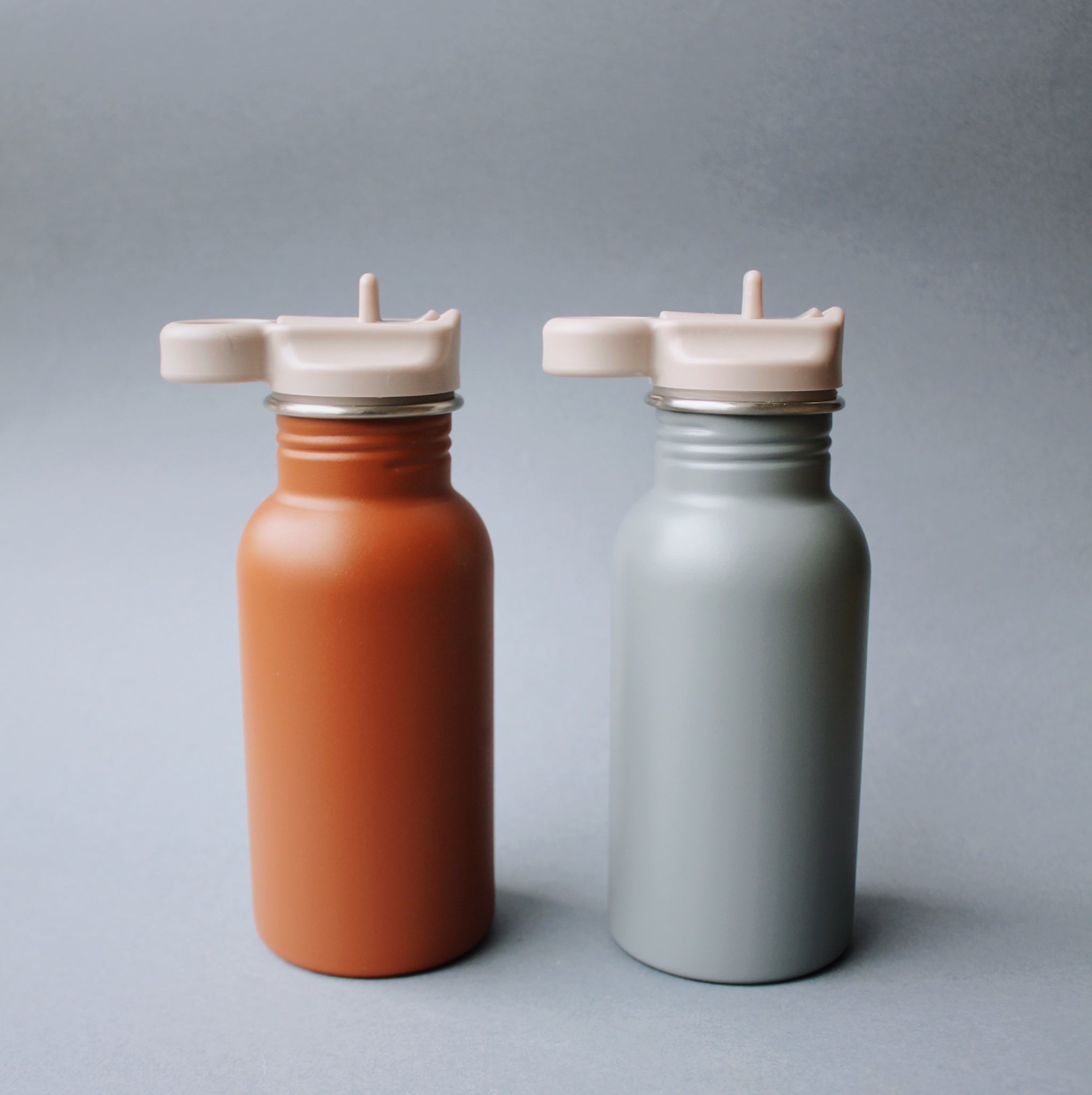 WATER BOTTLE 400 ML. W. STRAWLID - Terracotta