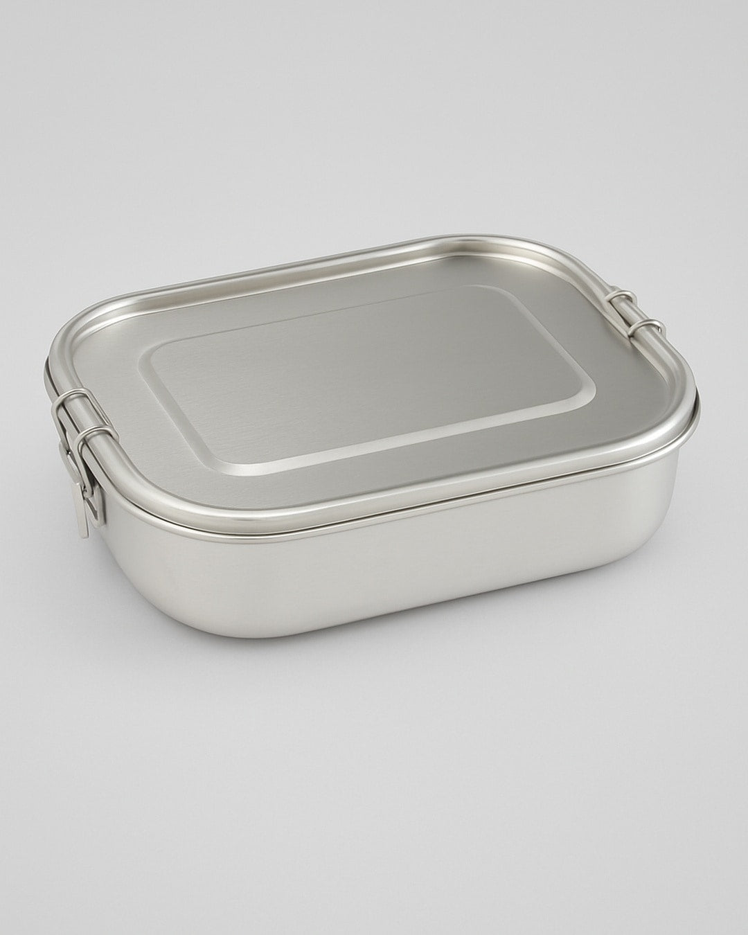 LUNCH BOX LARGE W. DIVIDER STEEL - Steel