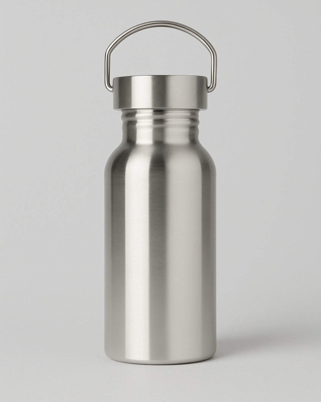 WATER BOTTLE 400 ML. - Steel