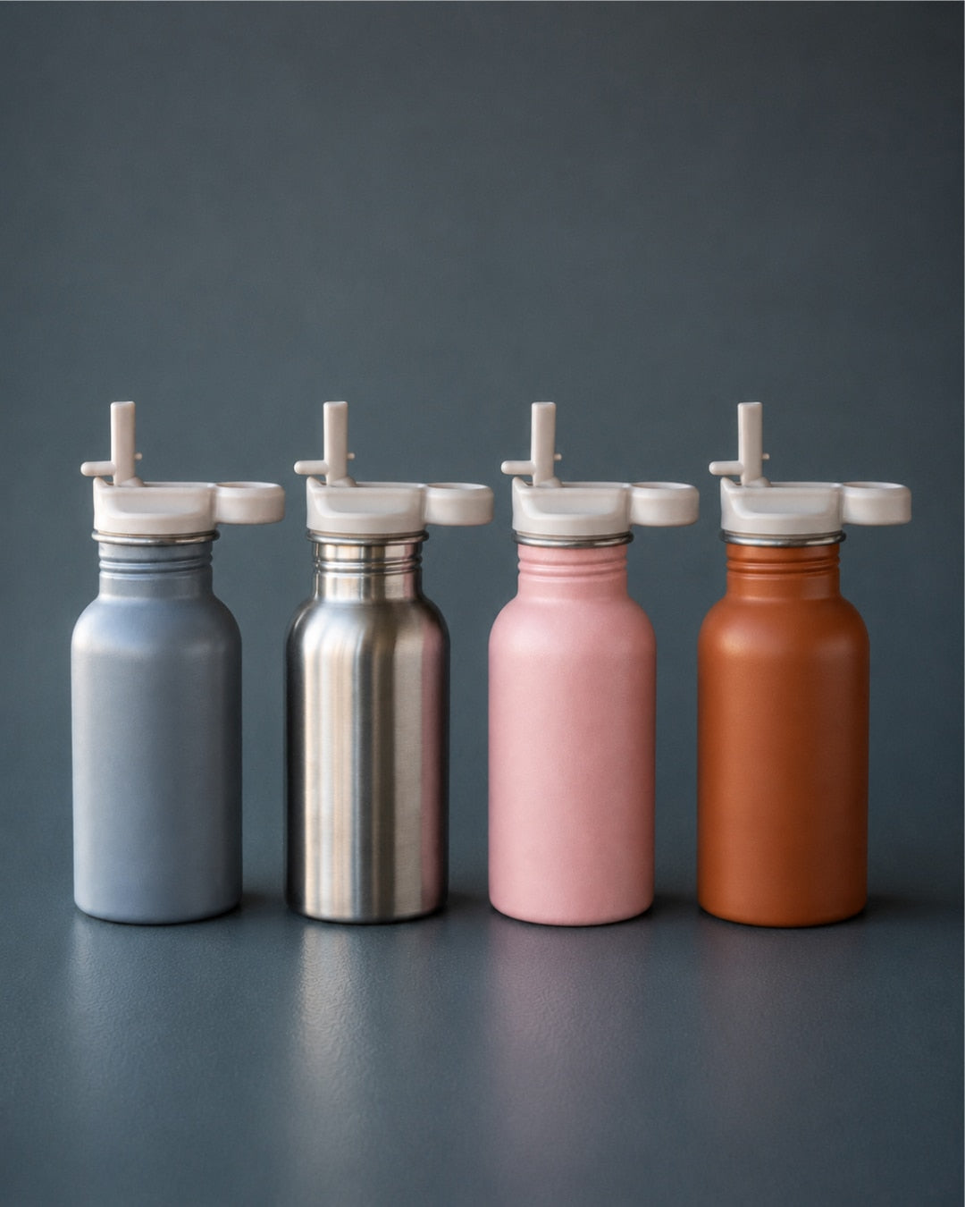 STRAWLID BOTTLE 400 ml - Terracotta