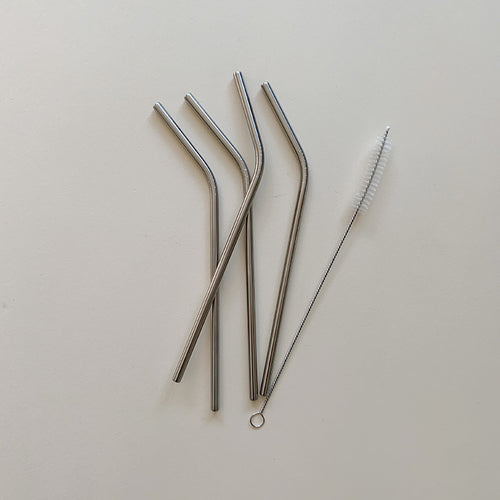 Haps Nordic 4-pack Reusable Straws Straws Steel