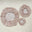 Haps Nordic Cotton covers Cotton cover Terracotta Wave