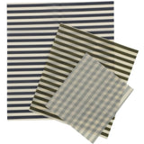 Haps Nordic Cotton wrap with beeswax Cotton wrap Cold marine stripe