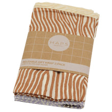 Load image into Gallery viewer, Haps Nordic Gift wrap 2-pack Gift wrap Terracotta/Lavender Wave