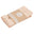 Haps Nordic Linen Napkin 2-pack Napkins Pin stripe Vanilla/Chili