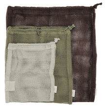 Load image into Gallery viewer, Haps Nordic Mesh bags 3-pack Mesh bag Forest mix