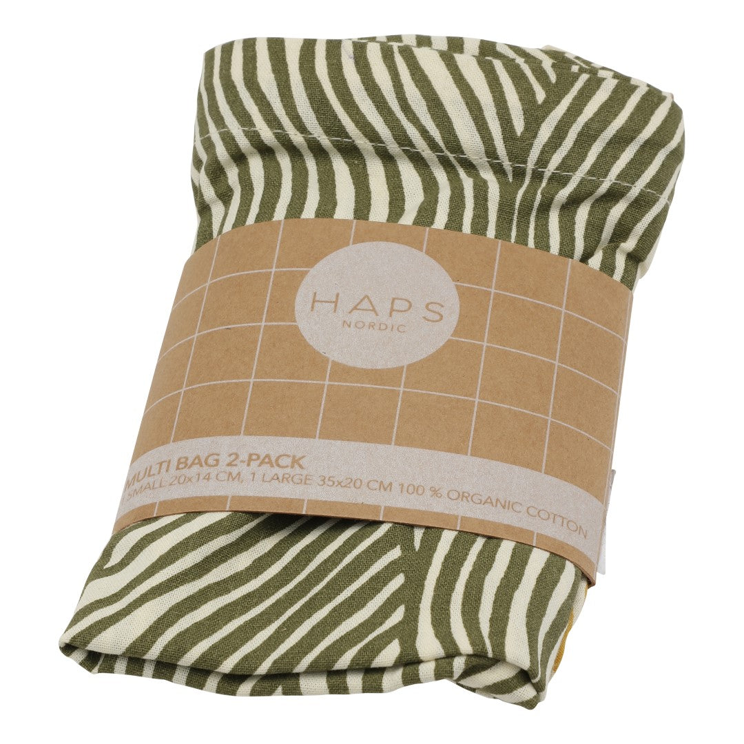 Haps Nordic Multi bag 2-pack Multi bag Fall wave print