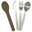 Haps Nordic Picnic cutlery set Cutlery Olive