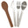 Haps Nordic Picnic cutlery set Cutlery Terracotta