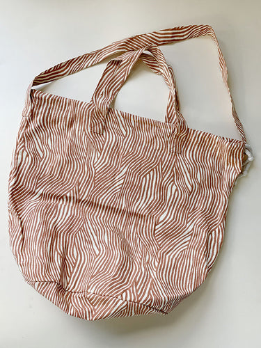 Haps Nordic Shopping bag Shopping bag Terracotta Wave