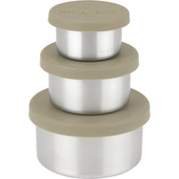 Haps Nordic Steel trio Food jar Olive