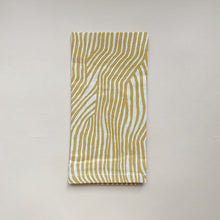 Load image into Gallery viewer, Textile napkins 4-pack - Mustard Wave
